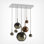 Glo Rectangular Chandelier 7 Pendants