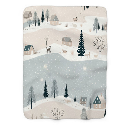 Frost Village - 1 Piece Premium Blanket