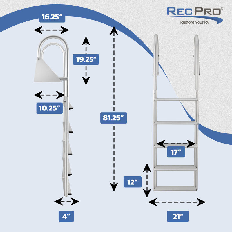 5 - Step Aluminum Small Step Ladder