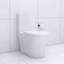 Toilette allongée une pièce - blanc
