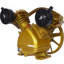 Compresseur d'air 3HP 115PSI Type-V, cylindre simple, tête de pompe de compresseur d'or, étape unique, 3HP, 2 pistons, compresseur V