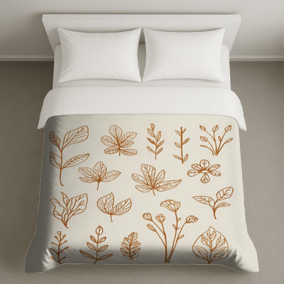 Botanical Line Art Duvet Covers