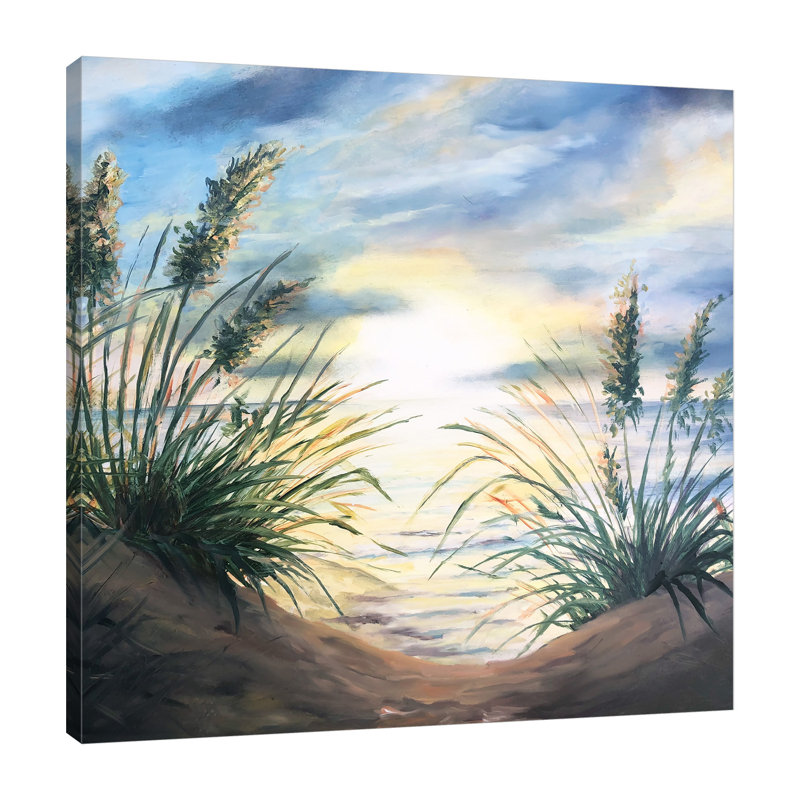 " Coastal Sunrise II ", 18" H x 18" W x 1.5" D