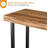 Solid Wood Console Table With 2-Tier Storage, Rustic Brown Entryway Sofa Table For Living Room, Hallway, Foyer, Narrow Design