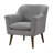31.5"W Steel Gray Woven Fabric Oversized Armchair-1726849695