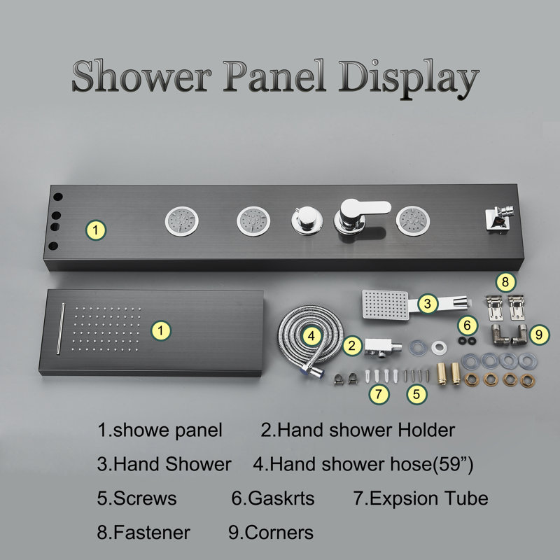 Panneau de douche 48 "