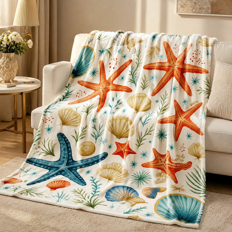 Jeté douillet en flanelle Cozy, L 80 po x l 60 po
