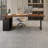Brown + Black Rectangular Solid Wood desks-738176595-738176593