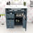 Sriyaan Bathroom Vanity with Ceramic Top, Bathroom Storage Cabinet with 2 Drawers and Tip-out Drawer-464534784-411531476