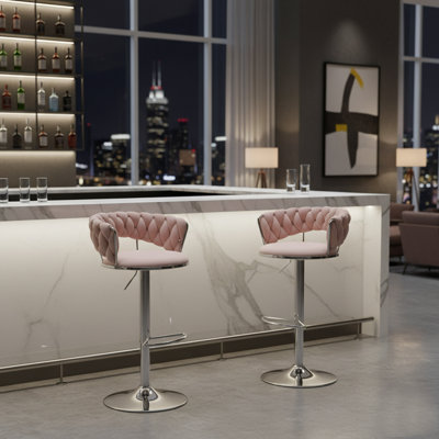 Tabourets de bar réglables Glam