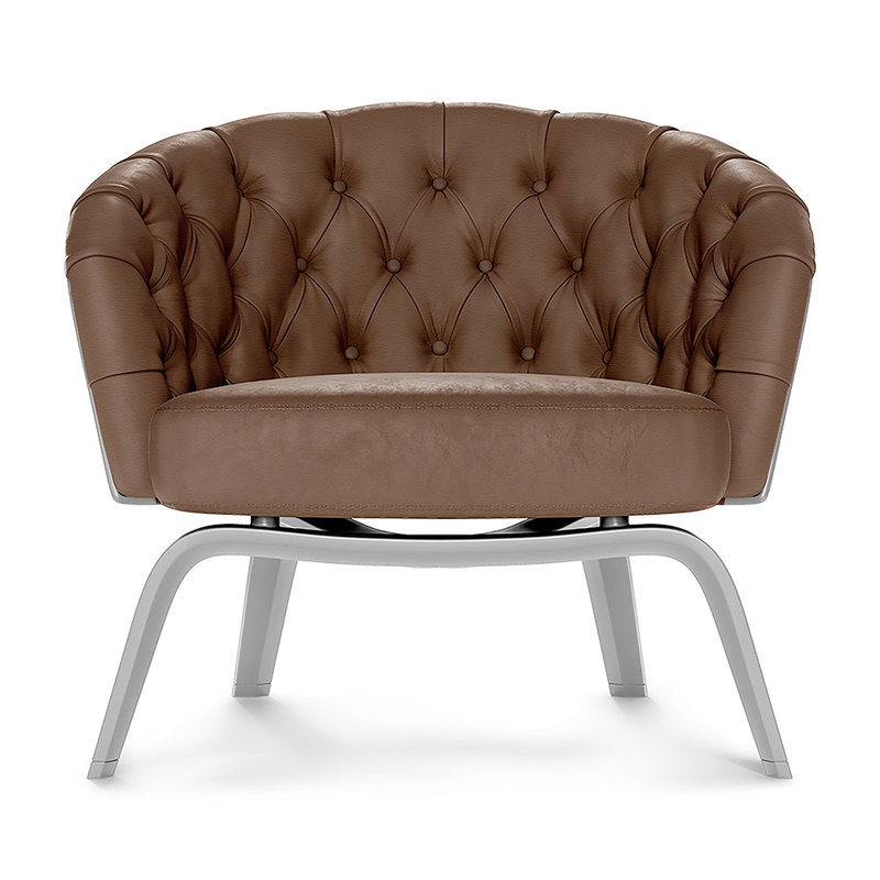 Tissu en similicuir Spradling Nuance par The Yard, Cognac