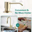 Robinet de purificateur d'eau de cuisine avec distributeur de savon-93631364