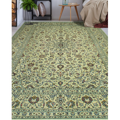 Mudsay One-of-a-Kind 7'10" X 11'3" 2022 Wool Area Rug Ivory