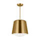 Draper Single Light Steel Dimmable Pendant