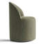 Chaise pivotante en lin avec roulettes cachées-421601428-435872614