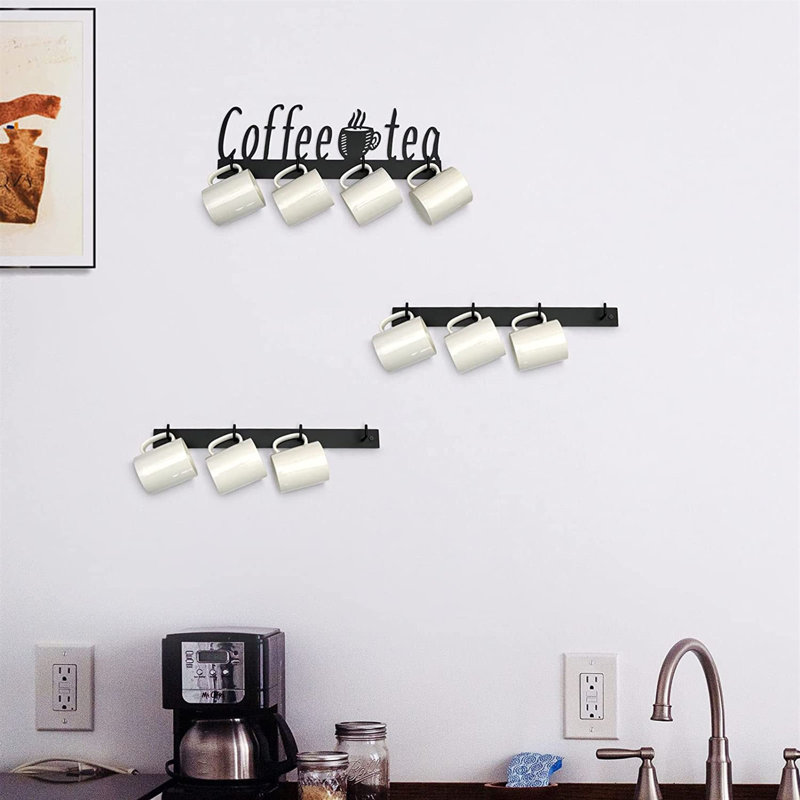 Damaj 3 Piece Metal Mug Holder