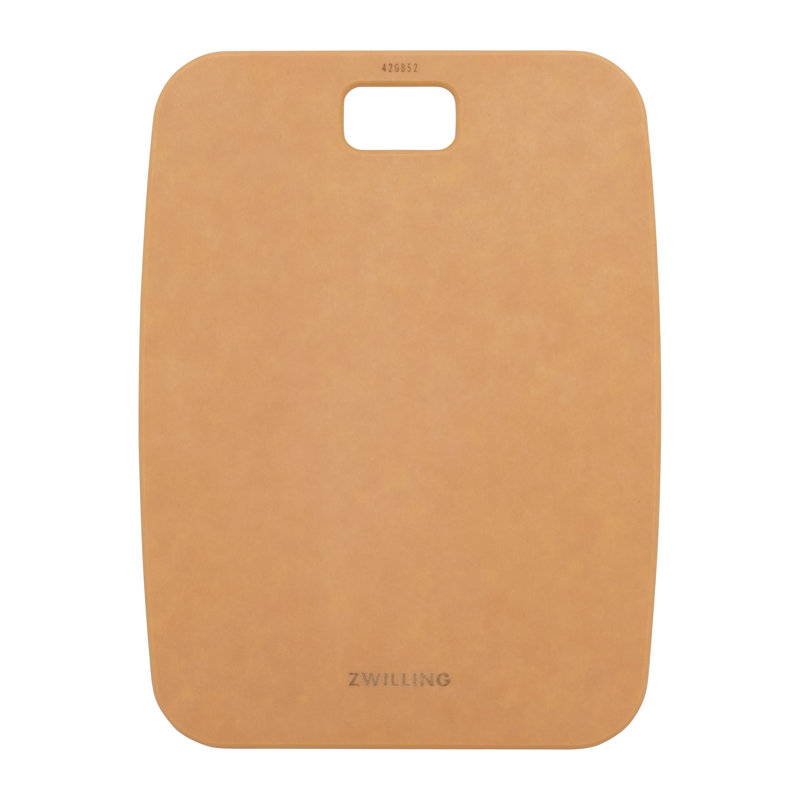 ZWILLING Plant Fiber 14.5-In X 11.25-In Cutting Board - Slate, 8" x 6", Brown