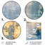 «Tender Gold» sur fond grunge - art mural abstrait-485666884-485666883
