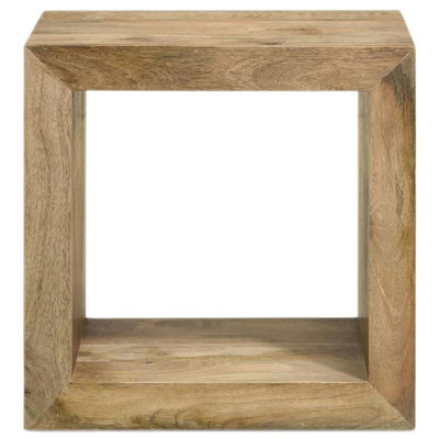Table de bout rectangulaire en bois massif Beuteler