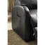 Fauteuil inclinable électrique brun en cuir synthétique-933386467