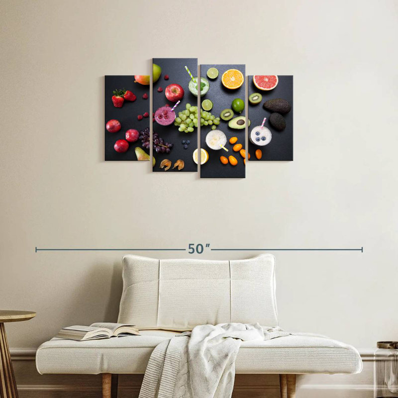 Yarlin Fruit Smoothies, 22" H x 36" W