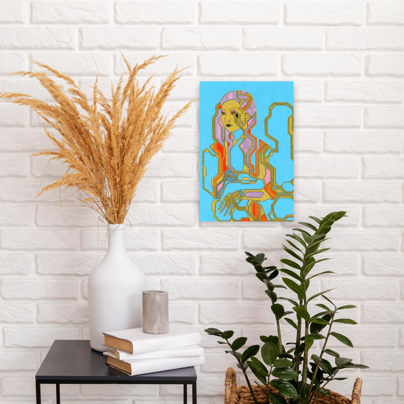 Art contemporain contemporain abstrait, H 12 po x l 8 po