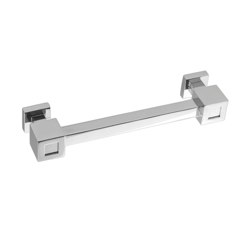  Poignée barre 4 po en nickel poli Rhombus, Nickel poli, 4"