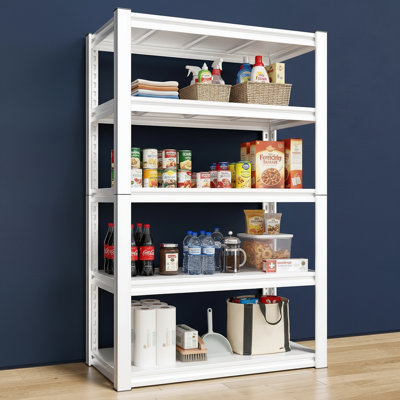 Makaylin 72"H Storage Shelves Garage Shelving Unit for Storage 5-Tiers Storage Shelf