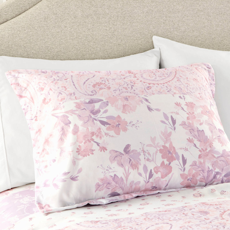 Ensemble de literie 2 pièces à imprimé floral, taille Twin/Twin XL
