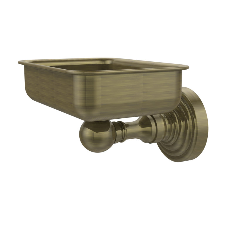 Beresford Soap Dish, Antique Brass