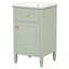 Meuble-lavabo de salle de bain avec lavabo, tablette réglable et tiroir inclinable-993786019