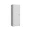 Armoire de cuisine H 47 po, armoire à une porte, quatre tablettes intérieures, blanc-1431268971