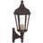 7-Inch 1-Light TBK Outdoor Wall Lantern Clear Glass-101231025