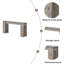 Table d'entrée en bois, console, table d'appoint en bois-942651958