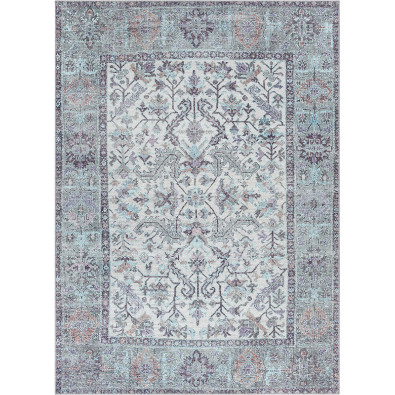 Eustice Washable Oriental Indoor Rug