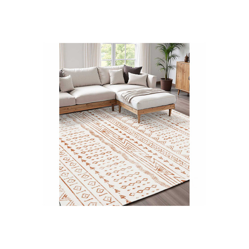 Large Area Rug 5 X 8 Ft Anti-Skid And Tear-Resistant Floor Mat Modern, Rectangle 5' x 8'