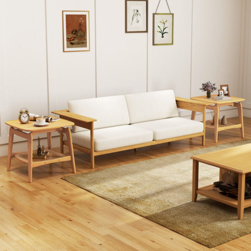 Table d'appoint en bambou Boho