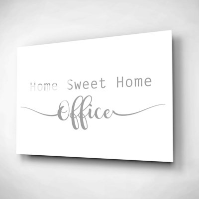 'Home Sweet Home Office' by Lauren Rader, Acrylic Glass Wall Art