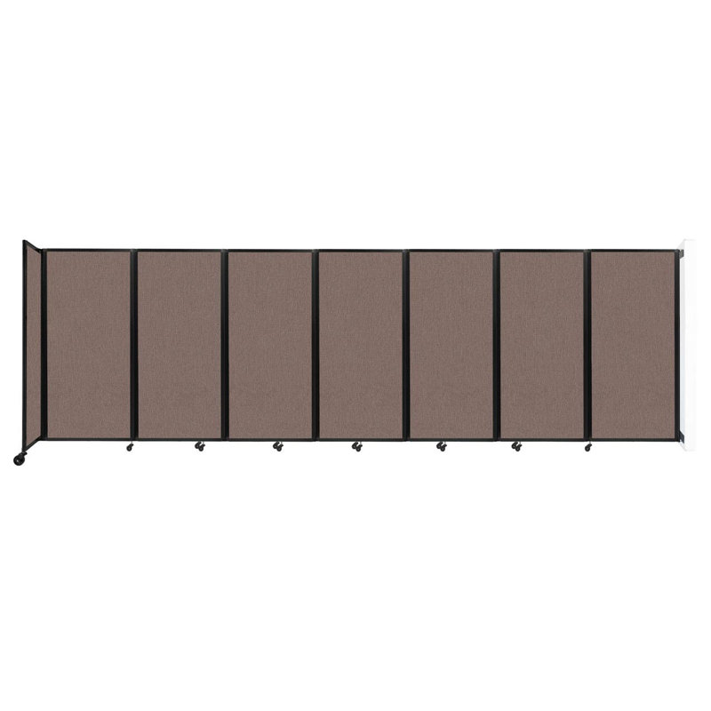 11 - Cloison pliante à panneaux, Latte, 7, H 72 po x l 234 po x P 12 po