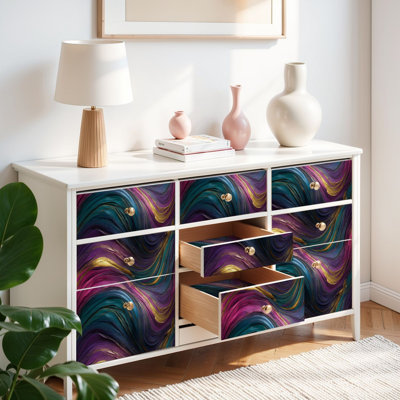 Papier auto-adhésif à peler et coller avec ruban de papier glacé liquide auto-adhésif et amovible 17,7 po x 118 po (45 x 300 cm)