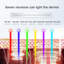 7 couleurs de masque de luminothérapie rouge, masque de lumière à DEL, soin de peau en silicone