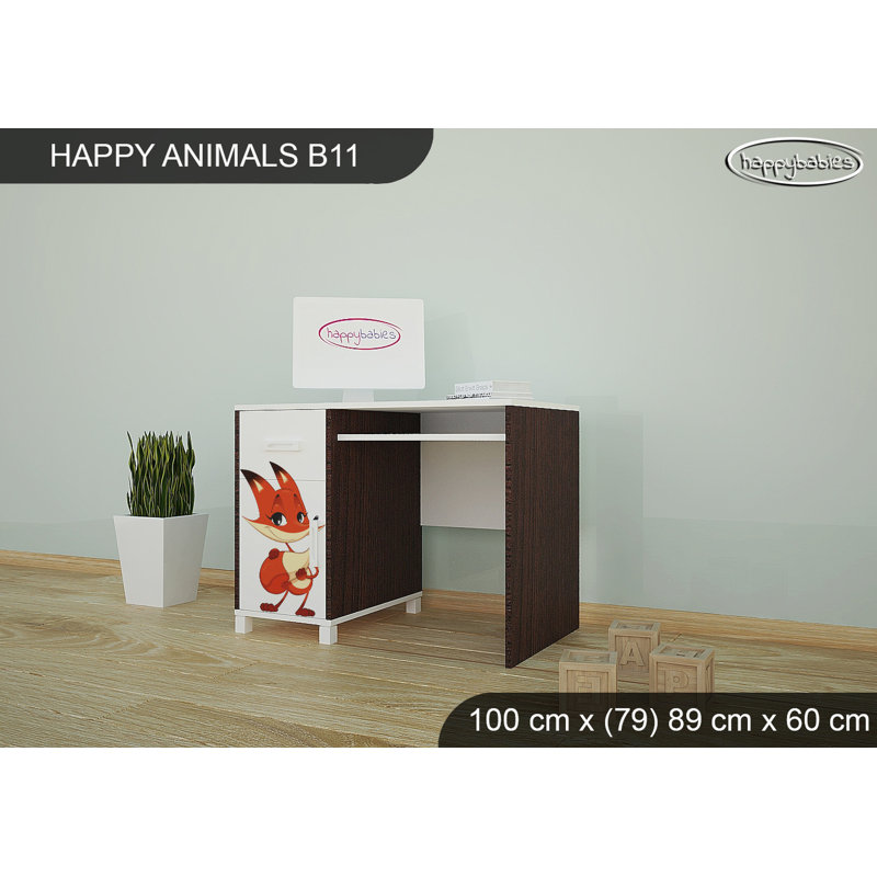 100cm Writing Desk, Chestnut