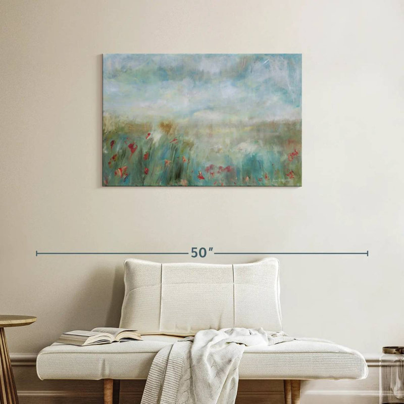 Abstrait de jardin sauvage Avery, H 24 po x l 36 po