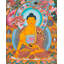 Bouddha Shakyamuni Thangka (Thangka sans brocart)