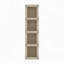 Porte-serviettes Chidester 79 cm H, 5 tablettes, chêne naturel/beige - Salle de bain