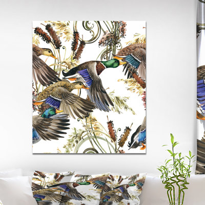 «Illustration of Colored Duck», peinture