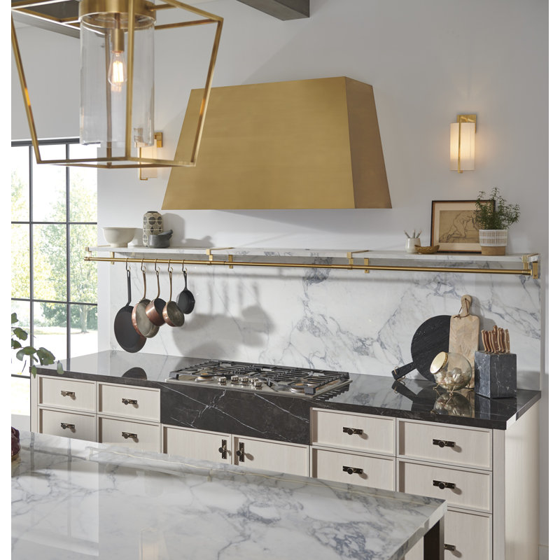 Monogram 53" Custom Brass Designer Collection Hood