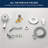 Volume Control Shower Faucet with Rough in-Valve-125590747