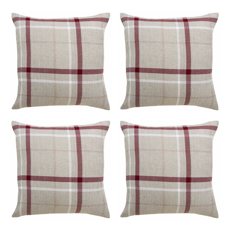 Dietame Square Cushion, Red