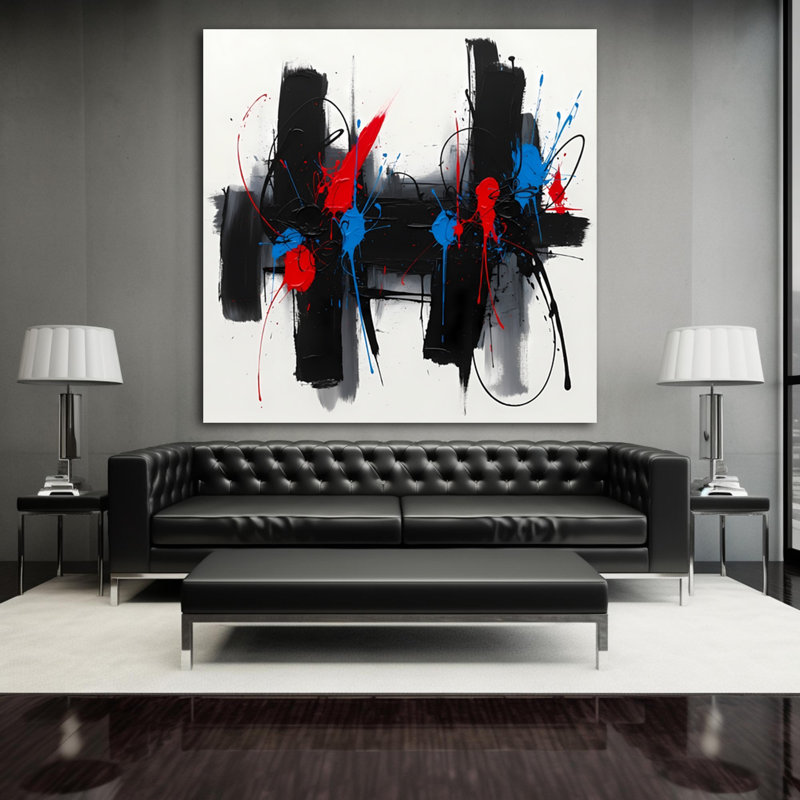 Crossfire Rhythm, 24" H x 24" W